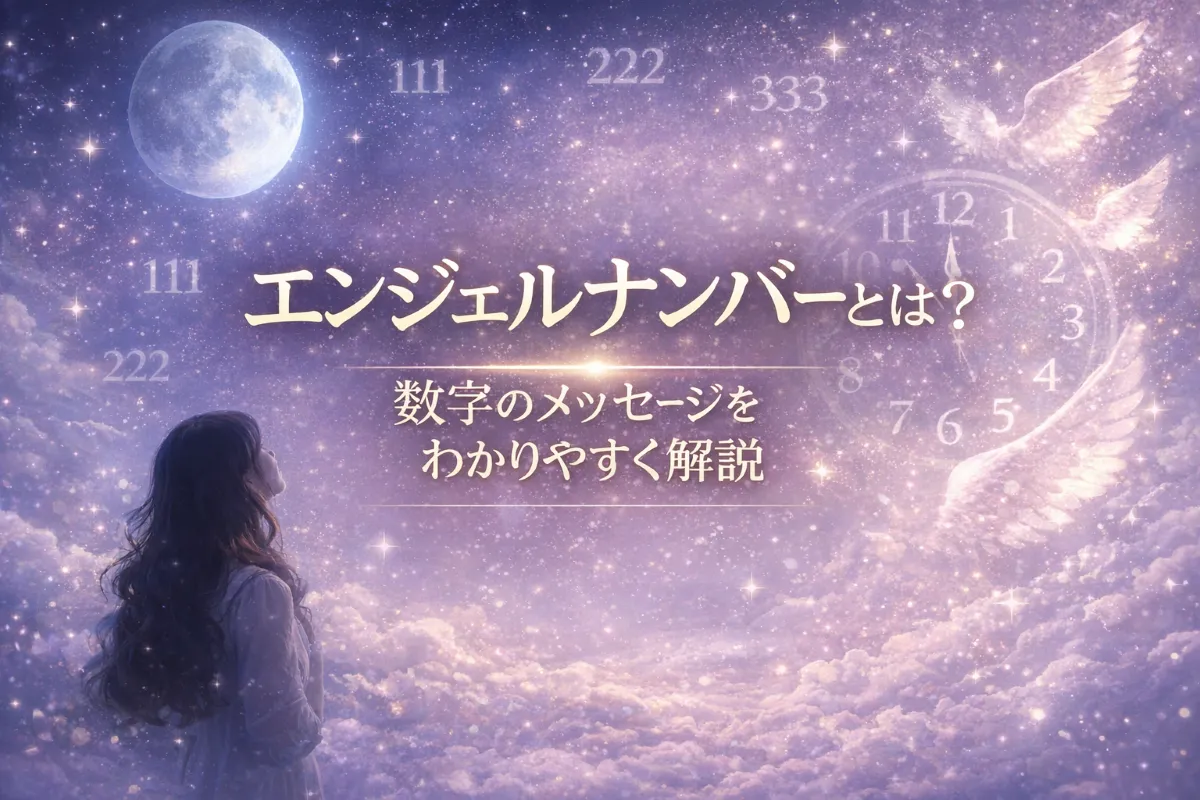 エンジェルナンバーとは？意味や仕組み、数字のメッセージをわかりやすく解説